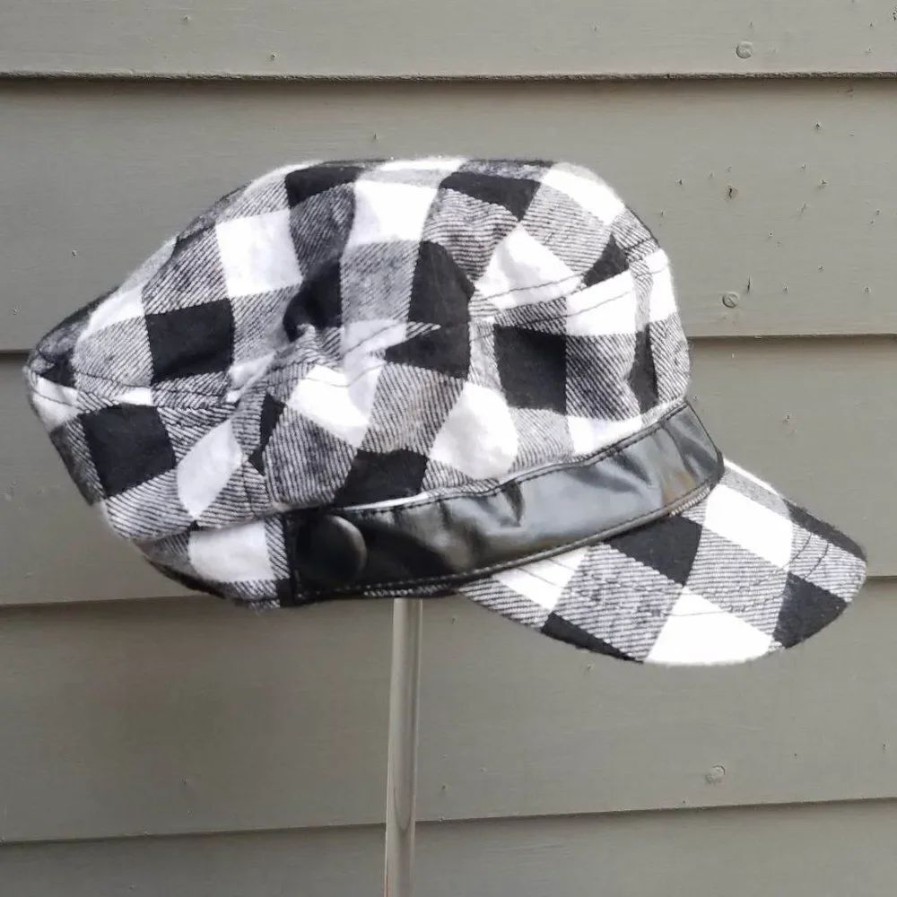 Marcus Adler Black white Buffalo check Hat
